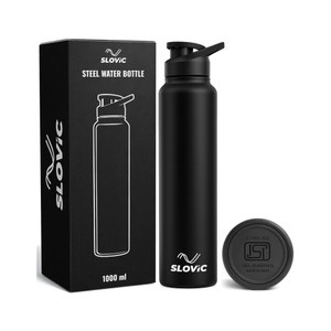 SLOVIC Durable & Stylish Leak-Proof 1000 ml Stainless Steel Bottle