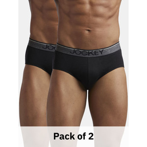 JOCKEY Men 8037 Super Combed Cotton Brief Pack of 2 - Image 6