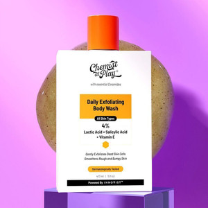 Chemist at Play Lactic & Salicylic Acid Exfoliating Body Wash 236ml - Image 6