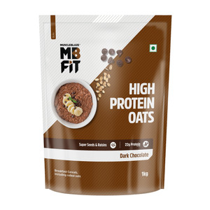 MUSCLEBLAZE High Protein Oats, Dark Chocolate, 400g - Image 6