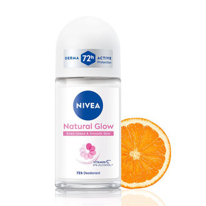 NIVEA Natural Glow Deodorant Roll-on 50ml - Image 6