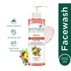 BIOTIQUE Fruit Brightening Face Wash 100ml - Image 6