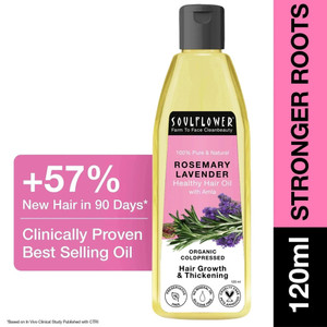 Soulflower Rosemary Lavender Hair Oil 120ml - Image 6