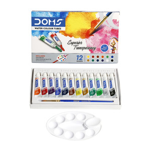 DOMS Watercolour Tubes 12 Shades - Image 6