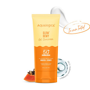 Aqualogica Sunscreen SPF 50 PA++++ Glow+ Dewy Vitamin C 50g - Image 6