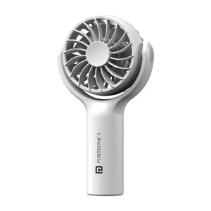 Portronics Toofan Mini Portable Pocket with 3 Speed Modes, Magnetic Base for Stability Rechargeable Fan