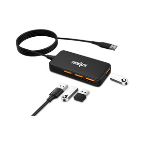 Frontech 4 in 1 USB Hub Dock, LED Indicators, 150 Cm Cable Lenth, 480 Mbps Speed (NC-0062) USB Hub