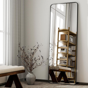 ARTMENT Arched Floor Black Frame Mirror 150 X 40 CM - Image 1