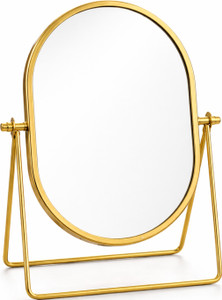 HEHARI Gold Oval Desk Makeup Mirror - Image 6