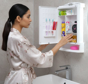EIUE SF-White Dual Mount Medicine Cabinet - Image 2