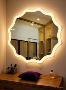 ARC 3D Modern Circular 21 inch 3-Mode Lighted Mirror - Image 6