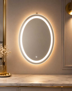 Mora Trendz 24x18 Inch Oval LED Mirror - Image 6
