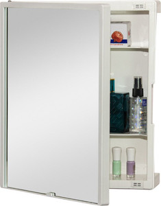 CIPLA PLAST New Rich Look Bathroom Mirror Cabinet (IVORY) Bathroom Mirror