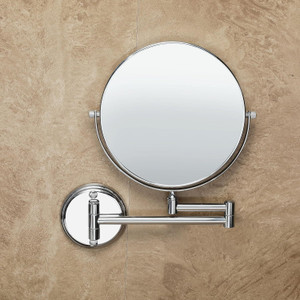 FORTUNE Wall Mounted Mirror, Makeup Mirror, Two Sided Glass