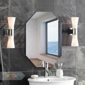 Painting Mantra Frameless Octagon Decorative Wall Mirror Decorative Mirror