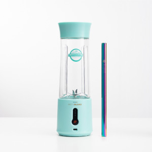 Fitster5 MotoBlend Premium USB Rechargeable Portable Blender for Smoothies, Shakes| Fruit Juicer| Mixer | Shaker 200 W Juicer Mixer Grinder