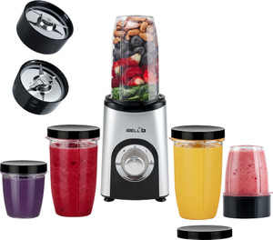 iBELL NUTRICORE 5Q Nutri Blender, 24000 RPM, 100% Copper Motor, 3 Modes & Steel Blade 600 W Juicer Mixer Grinder