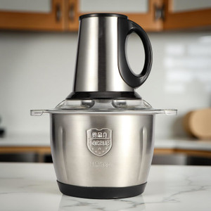 DEAROW Stainless Steel 2L Electric Meat Grinder Multi-Function Food Processor 250 W Juicer Mixer Grinder