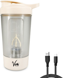 Viva Electric Self Stirring Shaker 400ml | USB Chargeable | Protein Shake & Coffee Mixer Cup 350 W Mixer Blender