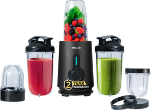 iBELL Nutri Blender, 600 Watt Smoothie Maker, 24000RPM, 100% CopperMotor, 600 W Juicer Mixer Grinder