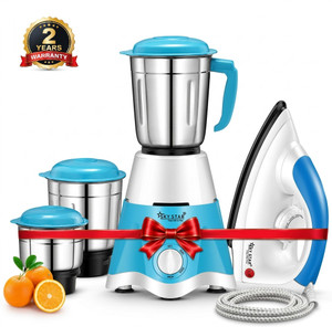 Skystar Supreme Elegant Mixer Grinder & Spectra 1000 W Dry Iron Super Combo 750 W Mixer Grinder