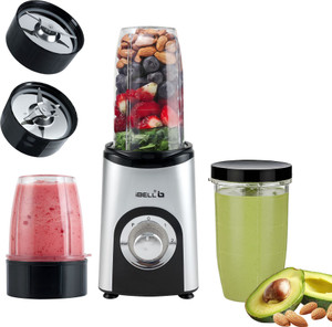 iBELL NUTRICORE 3Q Nutri Blender, 24000 RPM, 100% Copper Motor, 3 Modes & Steel Blade 600 W Juicer Mixer Grinder