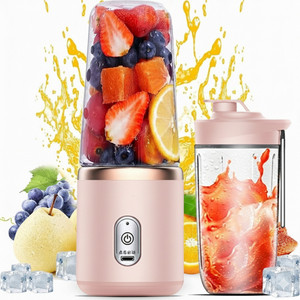 shopXpress Portable USB Juicer Blender | 6 Blades | Rechargeable Mini Smoothie Maker 300 W Juicer