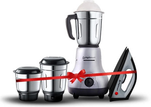 DIGISMART 1150 Watt Light Weight Lancer Dry Iron (Combo Offer) 750 W Mixer Grinder