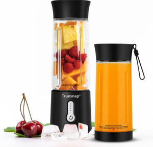 Truesnap QUIX PRO 500ml Portable Blender | USB-C Rechargeable, 6 Blades 240 W Mixer Blender