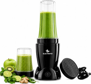 Electrofox Black Nutri 2 Jar 750 W Juicer Mixer Grinder