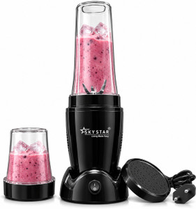 Skystar 2 Jar Black Bullet Nutri 750W Juicer Mixer Grinder - Image 6