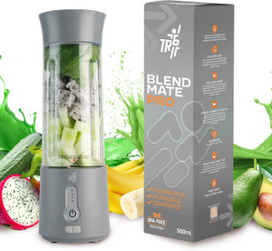TR6 Blendmate Pro Portable Blender for Smoothies, Protein Shakes & Ice Crushing 240 W Juicer Mixer Grinder