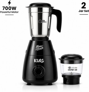 Moonstruck Kuro 2 Jar Set 700 W Mixer Blender