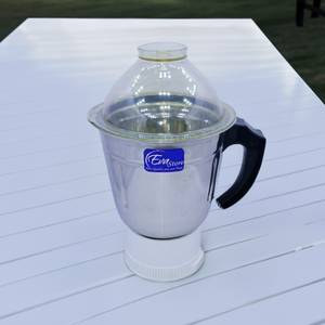 THE EVA STORE Mixer Grinder Juicer Jar, Heavy Quality Stainless Steel Jar Mixer Juicer Jar