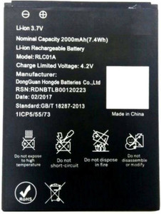 FULL CELL Mobile Battery For LYF FLAME RLC01A Price in India
