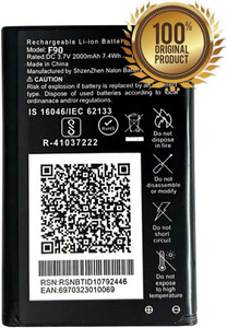 FAmart Mobile Battery For  LYF JIO KEYPAD F90 MOBILE BATTERY[POWER CAPACITY-2000MAH]