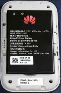 VEHUB Mobile Battery For Airtel Huawei 4G Hotspot E5573s/E5573cs HB434666RBC 1500mAh