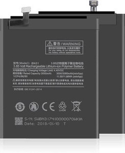 VEHUB Mobile Battery For  Xiaomi Redmi Y1 (BN31) Battery 3000/3080MAh