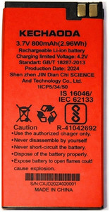 APTIVOS Mobile Battery For  Kechaoda A26 / A27 / KE26/ Ke27 (800 mAh)