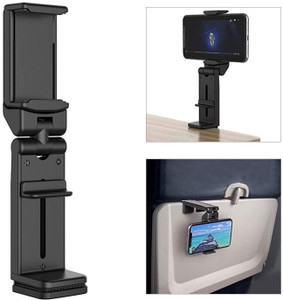 FKU world Cell Phone Stand Portable Phone Holder for Desk Airplane Flight Bed Adjustable Compatible with Mobile Holder