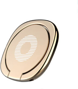 P s retail 360 Degree Rotatable Finger Ring Phone Holder - Golden - 1 Pc/Pack Mobile Holder