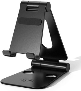 ELV Aluminum Adjustable Foldable Stand for All Smartphones and tablet Mobile Holder