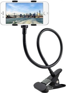 KXXO Metal Lazy Mobile Phone Holder Mount Stand Gooseneck Long Arm Clip Compatible with All Mobile Phones Size Up to 6.5 inch for Watch Movies, Videos Attend Online Classes, Mobile Holder Mobile Holder