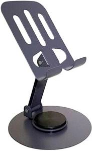 Den Foldable 360deg Rotating Steel Mobile Stand - Universal Phone Holder for Desk Mobile Holder