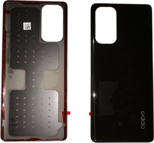 SPAREWARE® Back Panel Back Door Panel Body Cover For Oppo Reno 5 Pro -Black (ORIGINAL WITH HEAT GASKET WITH ALL LOGO)