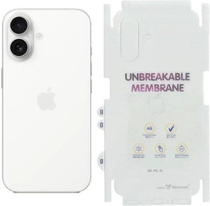 GET PAY Iphone 16 unbreakable premium membrane for back Mobile Skin