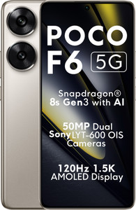 POCO F6 Titanium 8GB 256GB Poco F6 - Price in India & Full