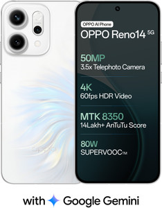 OPPO Reno14 5G (Pearl White, 256 GB)