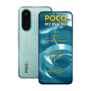 POCO M7 Plus 5G 128GB Aqua Blue - Image 6