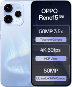 OPPO Reno15 5G (Aurora Blue, 256 GB)